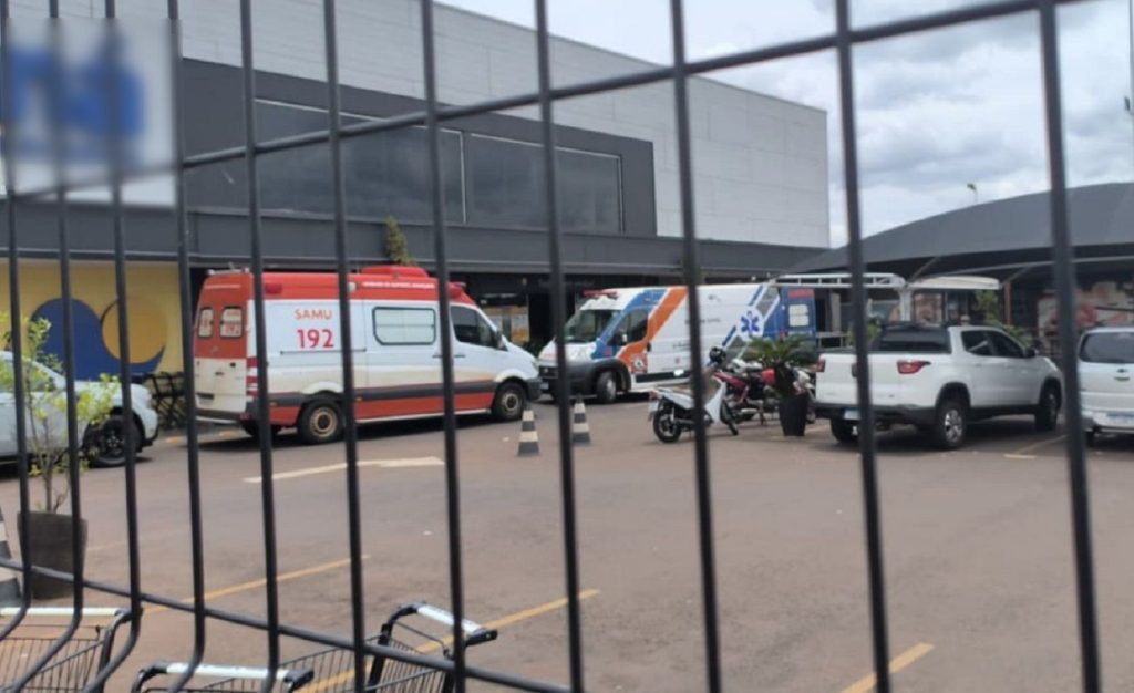 Cliente passa mal e morre dentro de supermercado em Goioerê