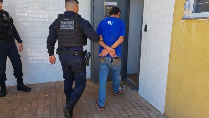 Nora aciona Guarda e homem de 59 anos é detido por ameaça em Cascavel