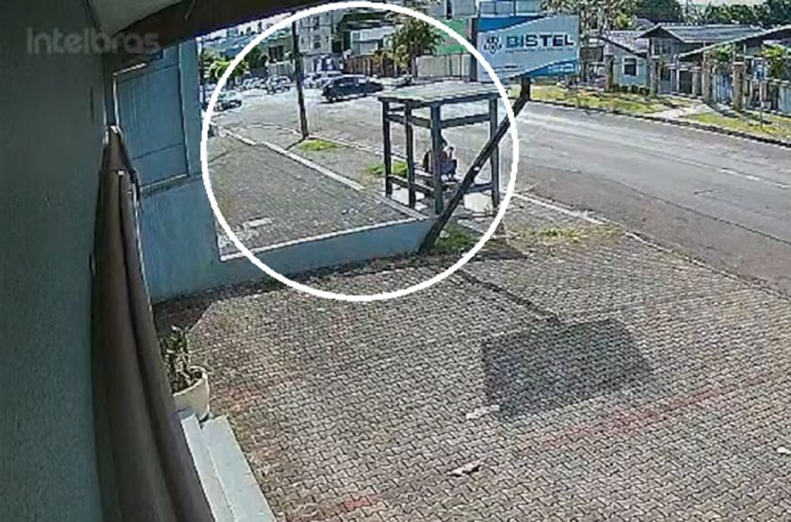 Vídeo mostra batida que feriu motociclista no Country em Cascavel