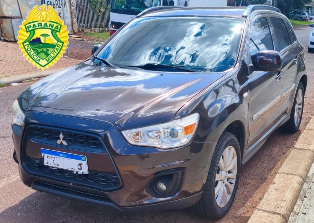 PM de Cascavel recupera no Santa Cruz Mitsubishi ASX furtado próximo ao HU PM de Cascavel recupera no Santa Cruz Mitsubishi ASX furtado próximo ao HU
