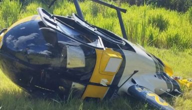 Imagem referente a Nota oficial esclarece queda de helicóptero da PM após confronto armado em Matelândia