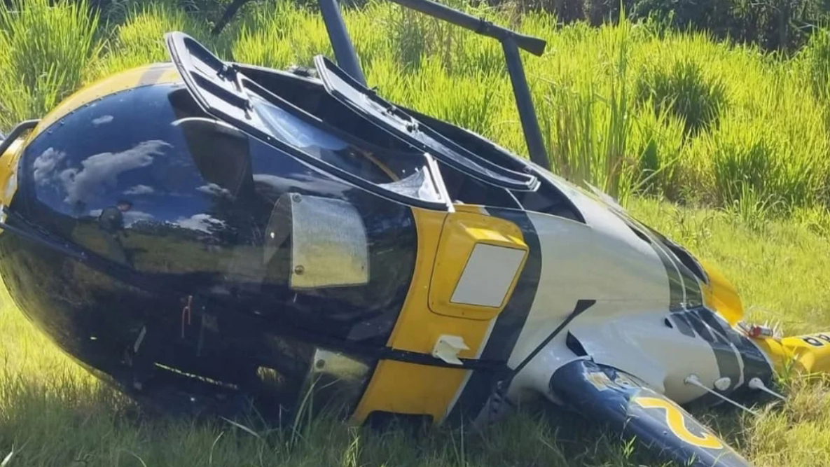 Nota oficial esclarece queda de helicóptero da PM após confronto armado em Matelândia Imagem referente a Nota oficial esclarece queda de helicóptero da PM após confronto armado em Matelândia