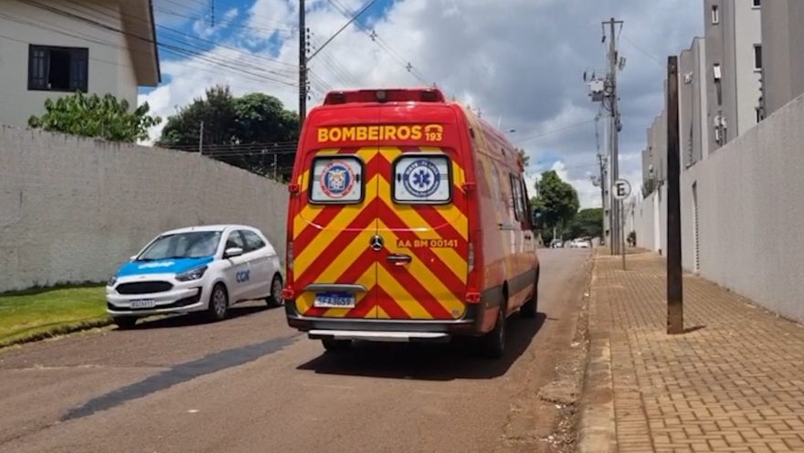 Queda de 2 metros: criança sofre acidente em condomínio no Cancelli e é levada ao hospital