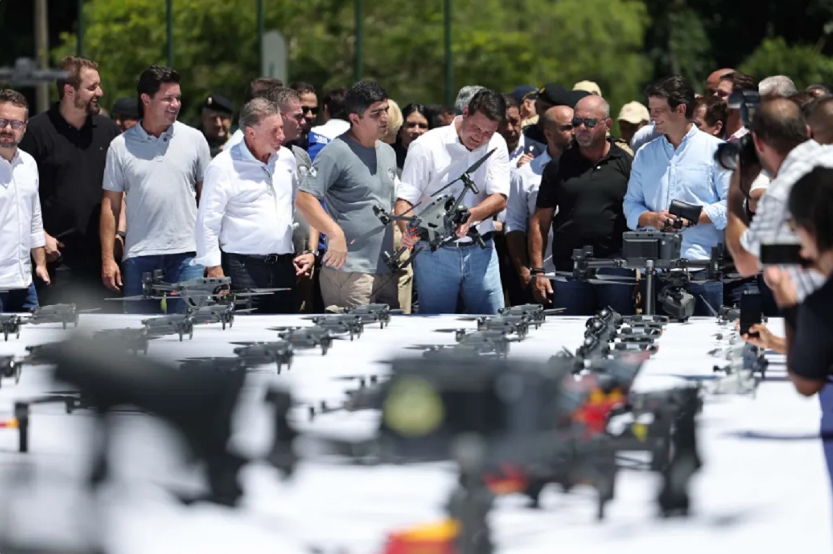 Forças de segurança do Paraná recebem 243 drones para monitoramento aéreo