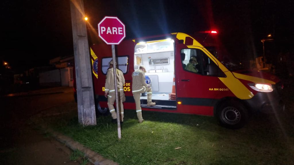 Homem fica ferido após sofrer queda de bicicleta no Cascavel Velho