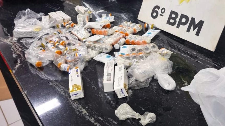 Denúncia leva Polícia Militar a apreender medicamentos para emagrecimento na região do Guarujá