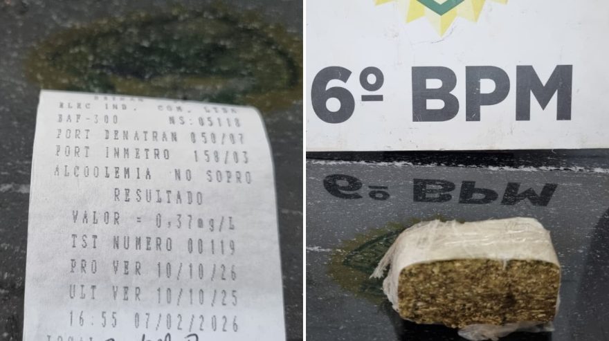 Condutor que fugiu de grave acidente estava embriagado e com maconha