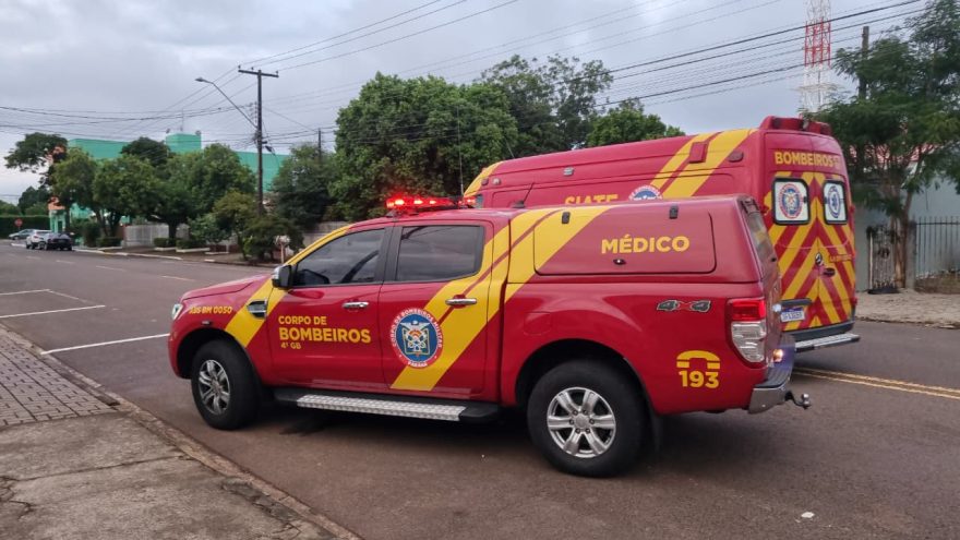 Idoso tem lesão grave na cabeça após queda no Bairro Maria Luiza