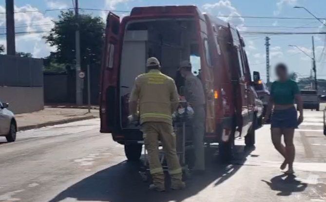 Colisão traseira envolvendo Corolla Cross e Parati no Brasmadeira deixa criança ferida