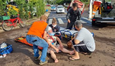 Imagem referente a Mulher fere a cabeça ao cair de moto elétrica no Bairro Brasmadeira