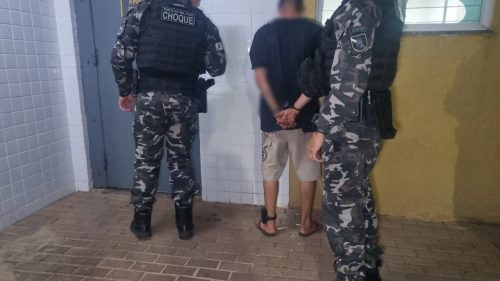 Condenado por roubo, furto e receptação, rapaz é detido pelo Choque no Bairro Morumbi Imagem referente a Condenado por roubo, furto e receptação, rapaz é detido pelo Choque no Bairro Morumbi