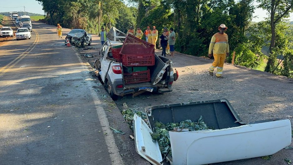 Verdureiro morre em colisão frontal na rodovia PR-180 Verdureiro morre em colisão frontal na rodovia PR-180