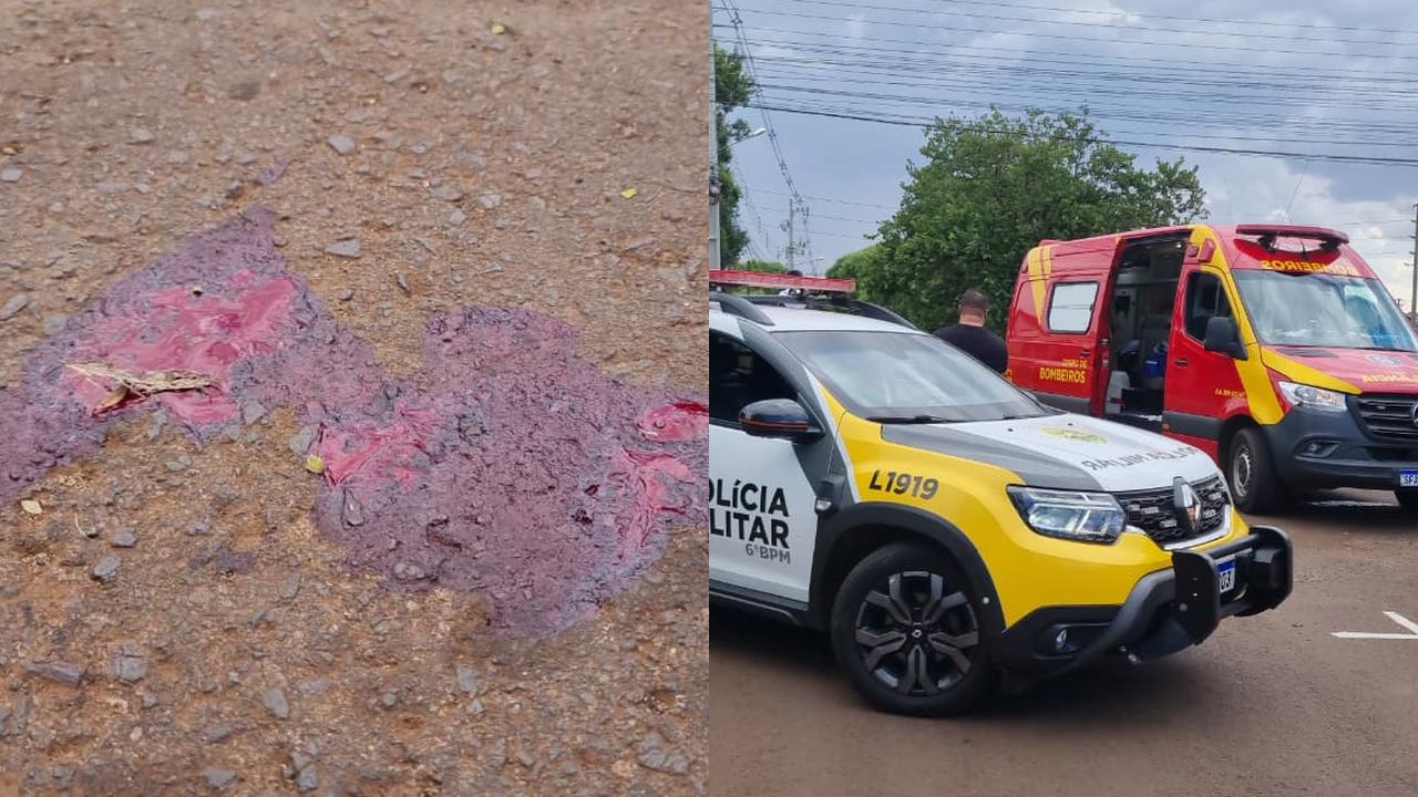 Homem sofre ferimento no pé após queda na Rua Buriti