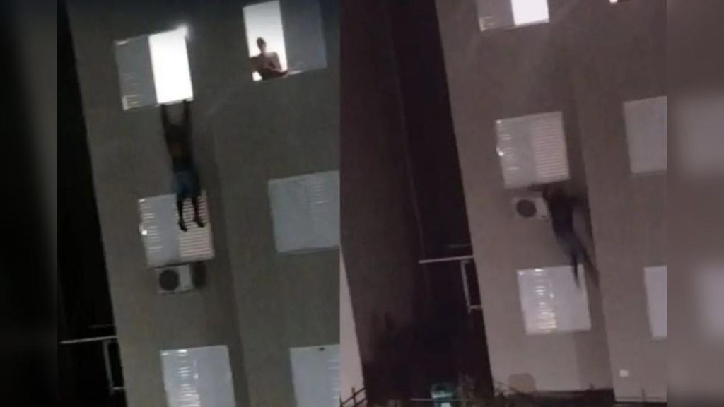Homem contrata programa, não tem grana para pagar e pula janela de prédio para fugir no Paraná