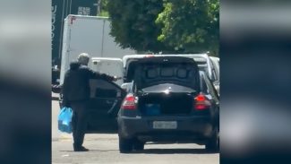 Vídeo mostra assalto a mão armada na entrada de Santa Tereza do Oeste