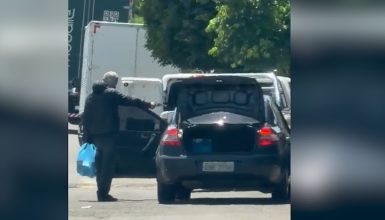 Imagem referente a Vídeo mostra assalto a mão armada na entrada de Santa Tereza do Oeste