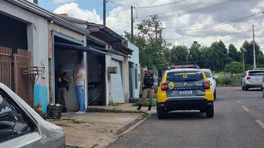Após assalto em Santa Tereza, PM realiza perseguição e apreende carro no XIV de Novembro