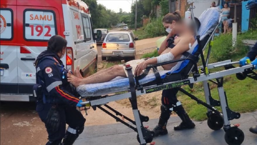 Homem sofre queimaduras por soda cáustica no Santo Onofre