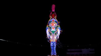 Galo Gigante homenageia Dom Helder Câmara, no Carnaval recifense