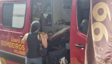 Imagem referente a Mulher é atropelada na faixa de pedestres na Rua Rio Grande do Sul