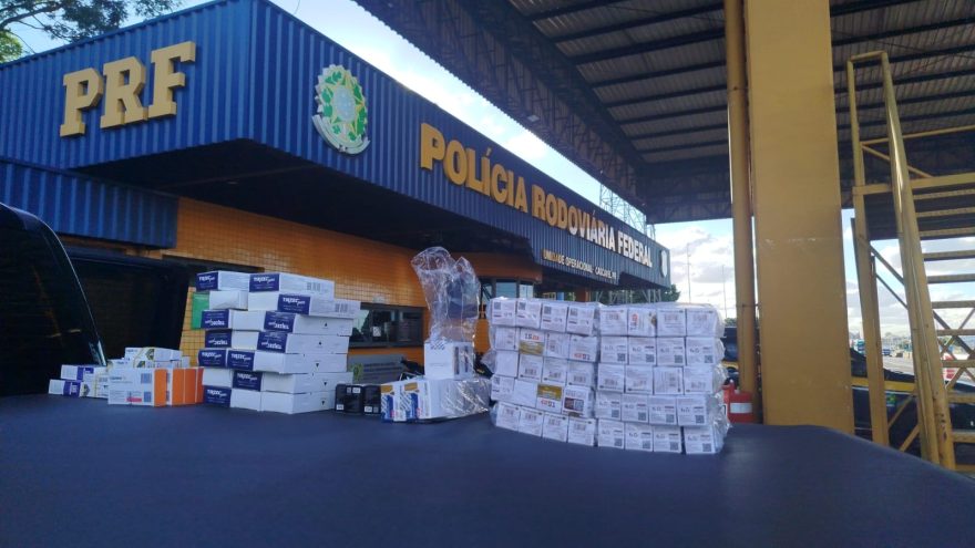 PRF apreende medicamentos para emagrecimento na BR-369, em Cascavel