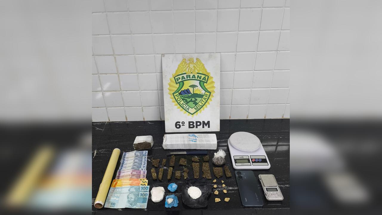 Polícia encontra maconha, crack e cocaína em ação surpresa no Periolo