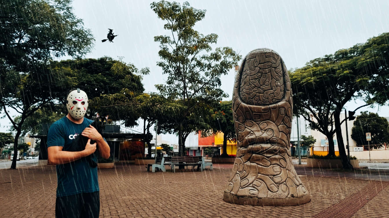 Céu fechado e previsão de chuva dão tom de suspense à sexta-feira 13