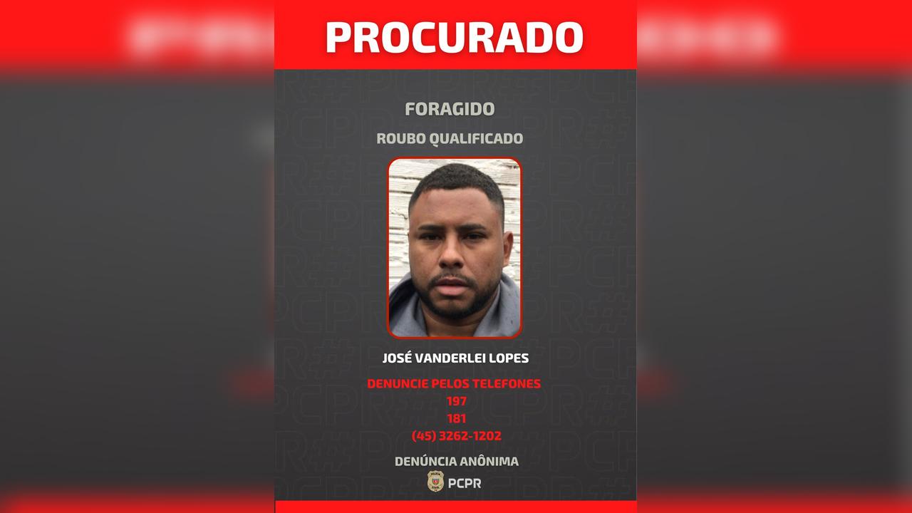 Polícia Civil divulga imagem de criminoso que realizou assalto em Céu Azul