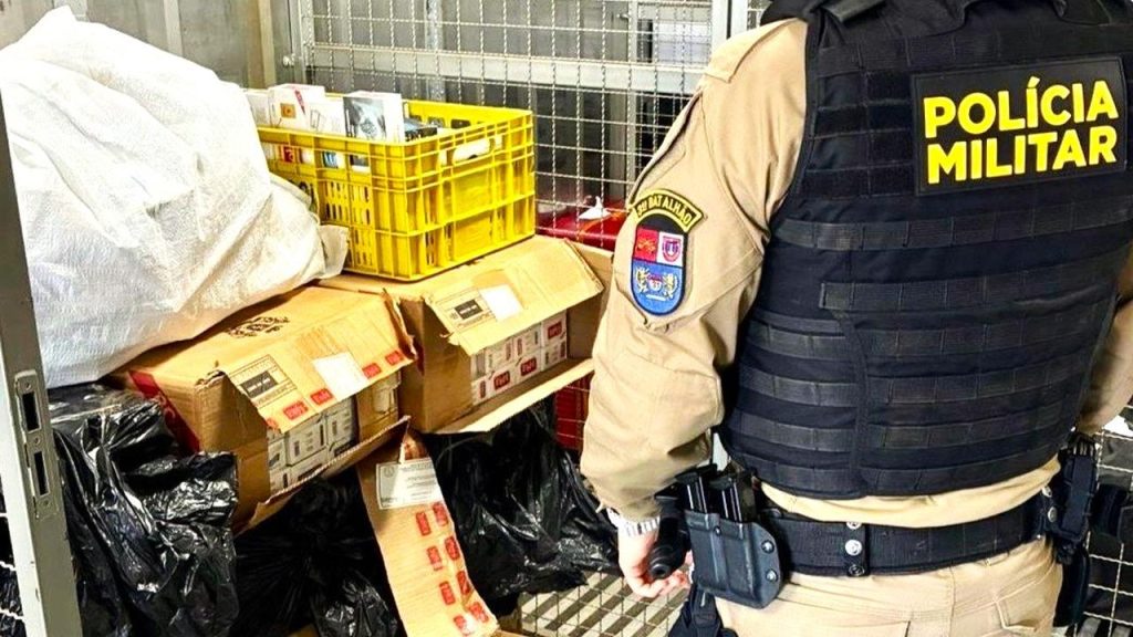 Fiscalização apreende mil pacotes de cigarros contrabandeados em Palotina