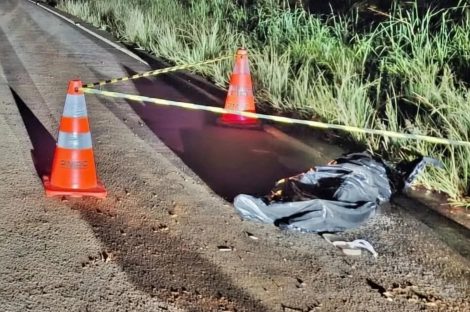 Mistério: Polícia encontra jovem de aparência indígena morto na beira da PR-473 Imagem referente a Mistério: Polícia encontra jovem de aparência indígena morto na beira da PR-473