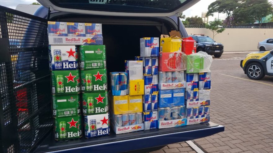 Homem é preso após furto de mais de R$ 2 mil em cervejas e energéticos