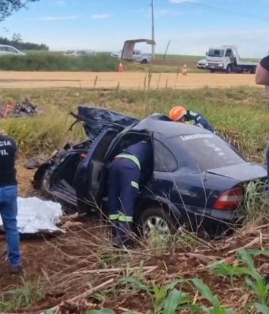 Imagem referente a Homem morre após colisão frontal entre Vectra e caminhão na BR-369, entre Cascavel e Corbélia