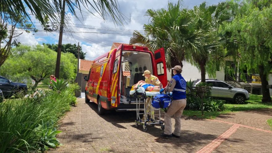 Homem de 65 anos é socorrido após queda dentro de residência no Recanto Tropical