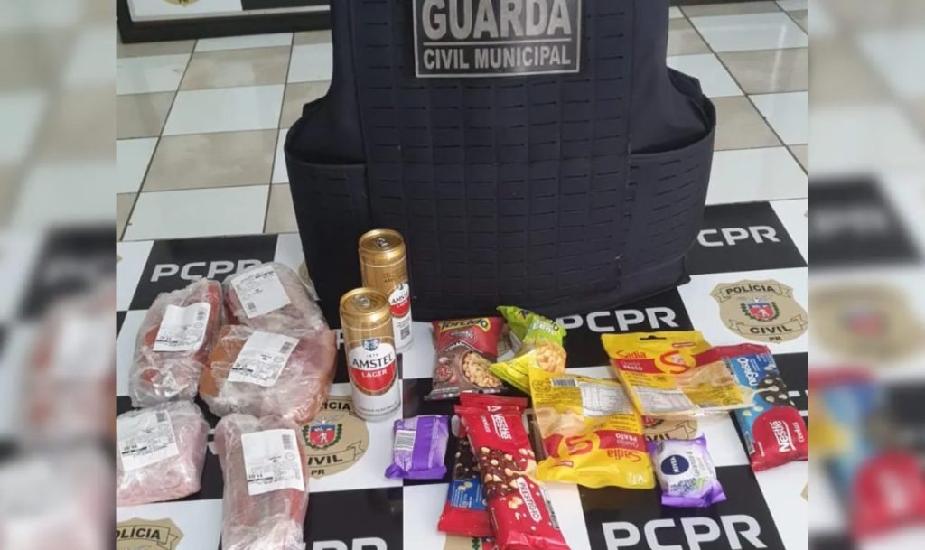 Ladrão condenado a 36 anos é preso pela guarda após furto em Apucarana