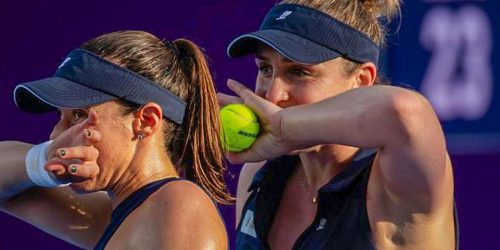 Imagem referente a Luísa Stefani e Gabriela Dabrowski vencem mais uma no WTA de Dubai