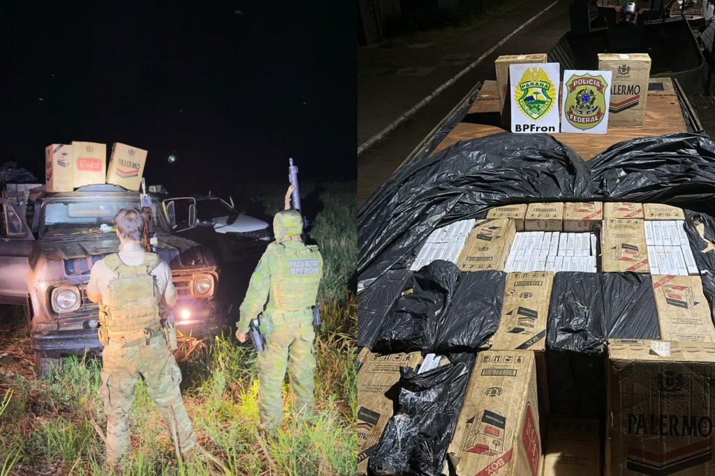 Caminhão com 12,5 mil pacotes de cigarros contrabandeados é apreendido no interior de Mercedes