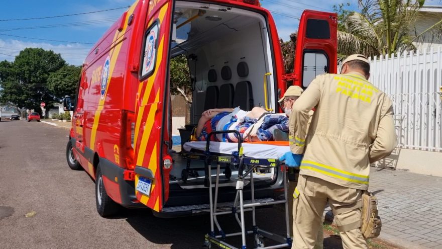 Idosa tropeça em tapete e fica ferida no Maria Luiza
