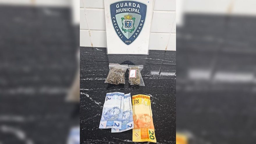 Guarda Municipal detém jovem com drogas próximo ao Ginásio da Neva