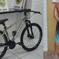 Cavalaria detém suspeito e recupera bicicleta furtada em Cascavel Imagem referente a Cavalaria detém suspeito e recupera bicicleta furtada em Cascavel
