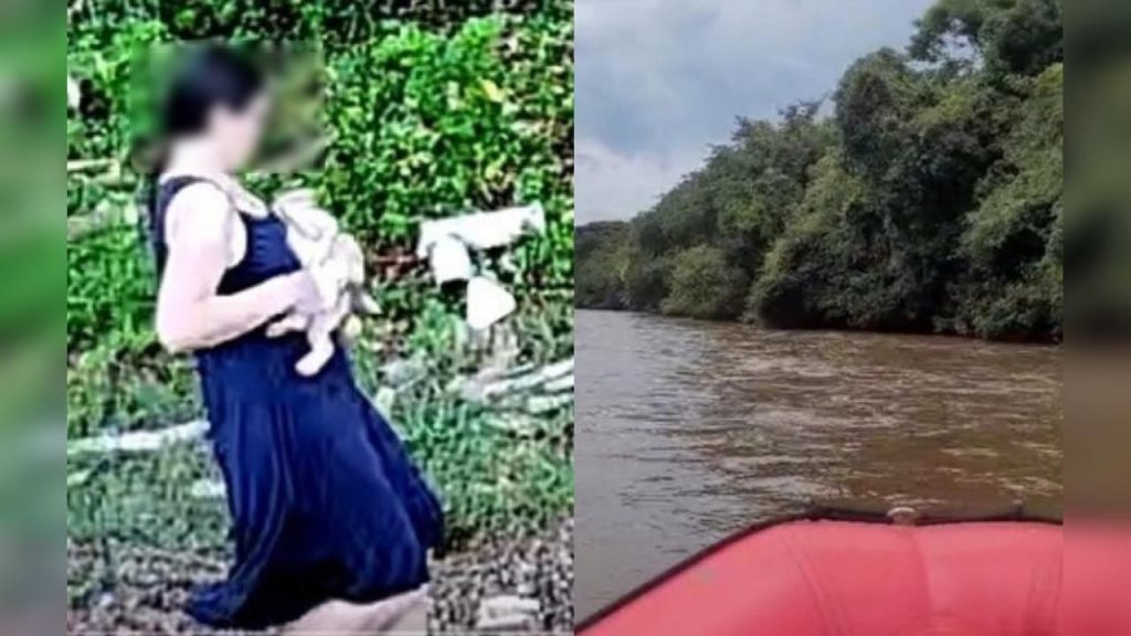 Mãe entra em rio com bebê de 20 dias no interior de SP; recém-nascida segue desaparecida Mãe entra em rio com bebê de 20 dias no interior de SP; recém-nascida segue desaparecida