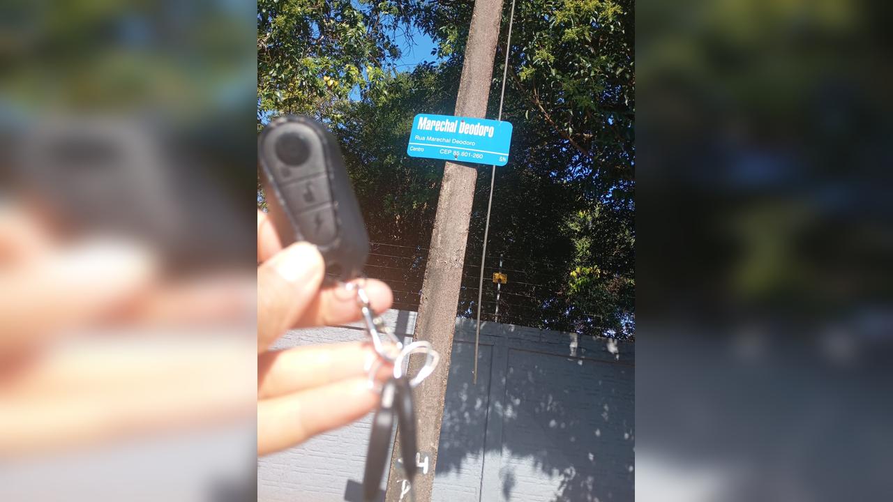Foi encontrada uma chave no Centro