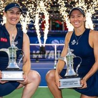 Luisa Stefani e Gabriela Dabrowski conquistam WTA 1000 de Dubai Imagem referente a Luisa Stefani e Gabriela Dabrowski conquistam WTA 1000 de Dubai