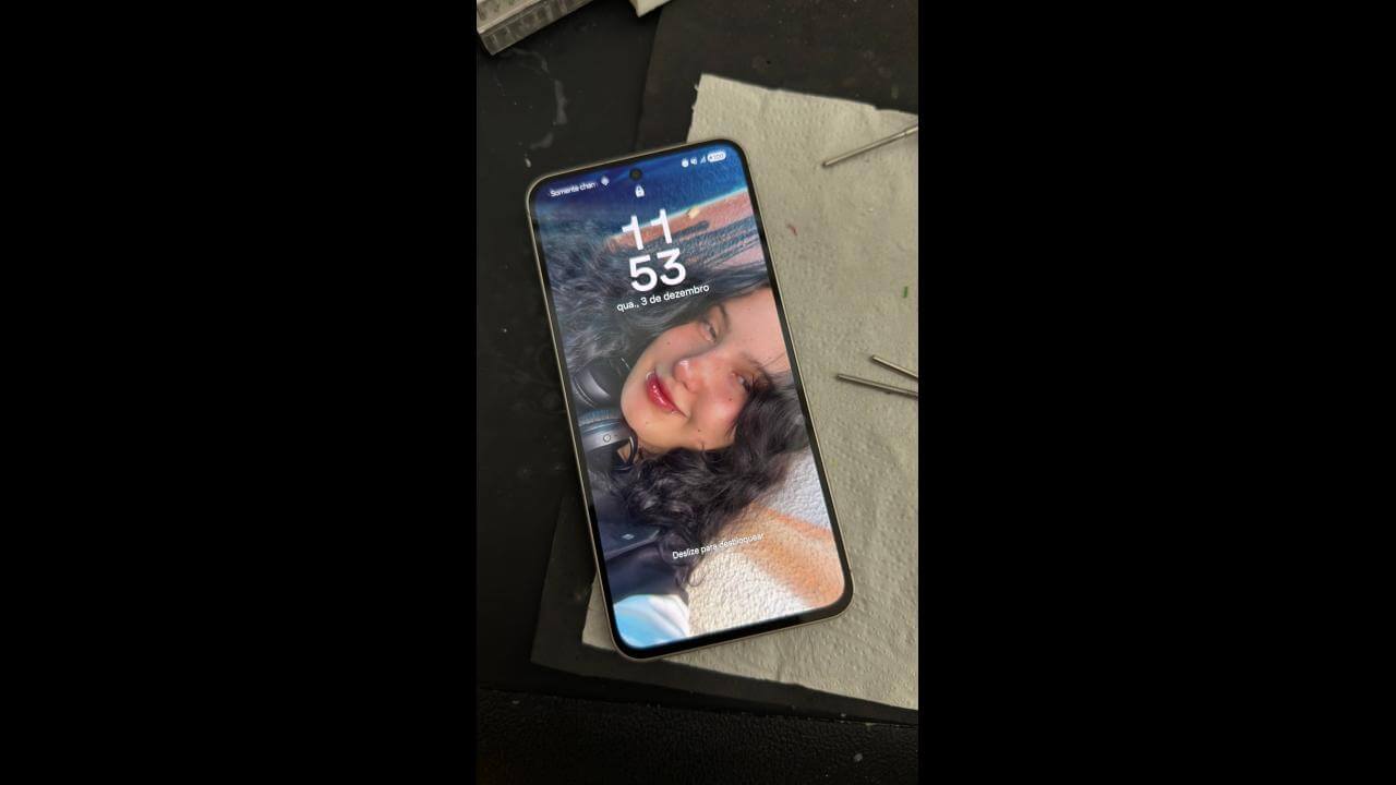Foi achado celular da marca Samsung no bairro Centro Foi achado celular da marca Samsung no bairro Centro