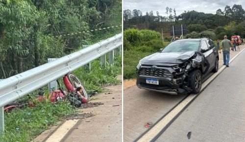 Motociclista morre após colisão com SUV na rodovia PRC-280 Motociclista morre após colisão com SUV na rodovia PRC-280