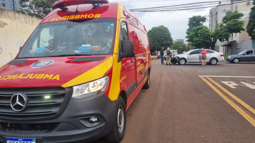 Idoso fica ferido em acidente de trânsito no Bairro Coqueiral