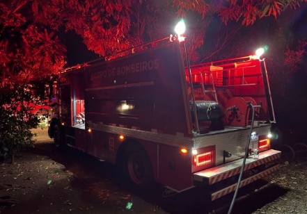 Defesa Civil e Bombeiros controlam incêndio no interior de Santa Helena Defesa Civil e Bombeiros controlam incêndio no interior de Santa Helena