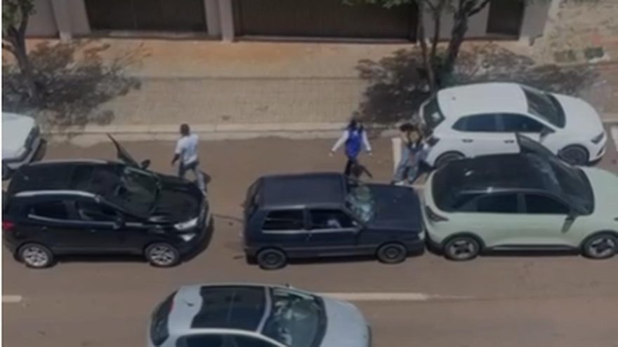 Imagens aéreas mostram movimentação após acidente no Centro