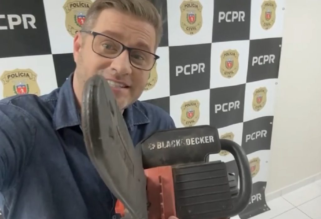 Ladrão de Obra? Polícia tenta encontrar donos de arsenal de construção apreendido em Cascavel