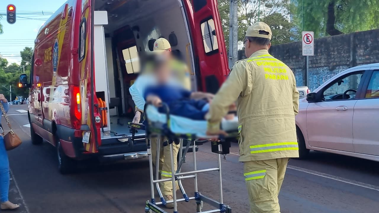 Criança é socorrida após se machucar durante atividade física em colégio de Cascavel