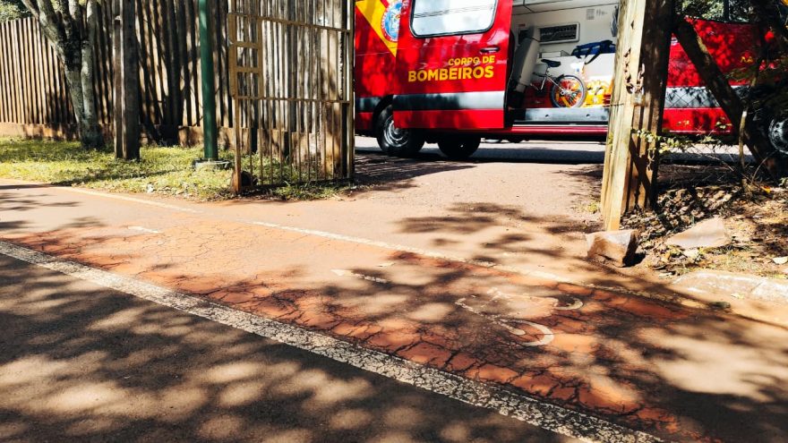 Mulher fica ferida ao cair de bicicleta no Lago Municipal